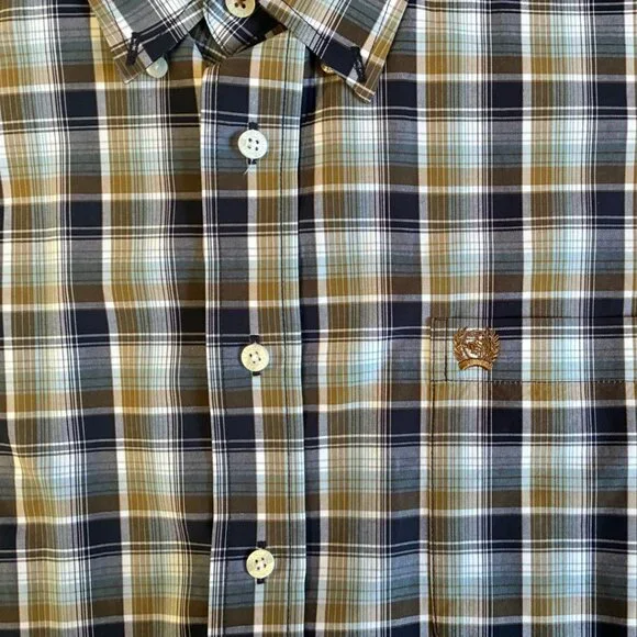 Cinch Shirt Button-Down Men’s XXLarge Long Sleeve Western Plaid Big and Tall - Picture 3 of 7